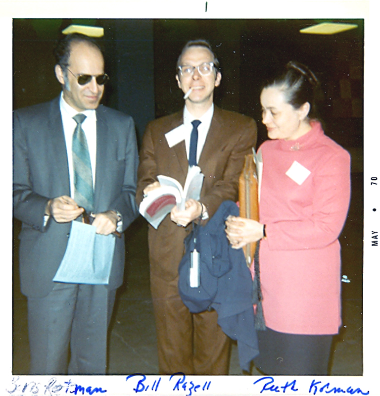 1970 40153 Boris Rotman Bill Razell Ruth Korman